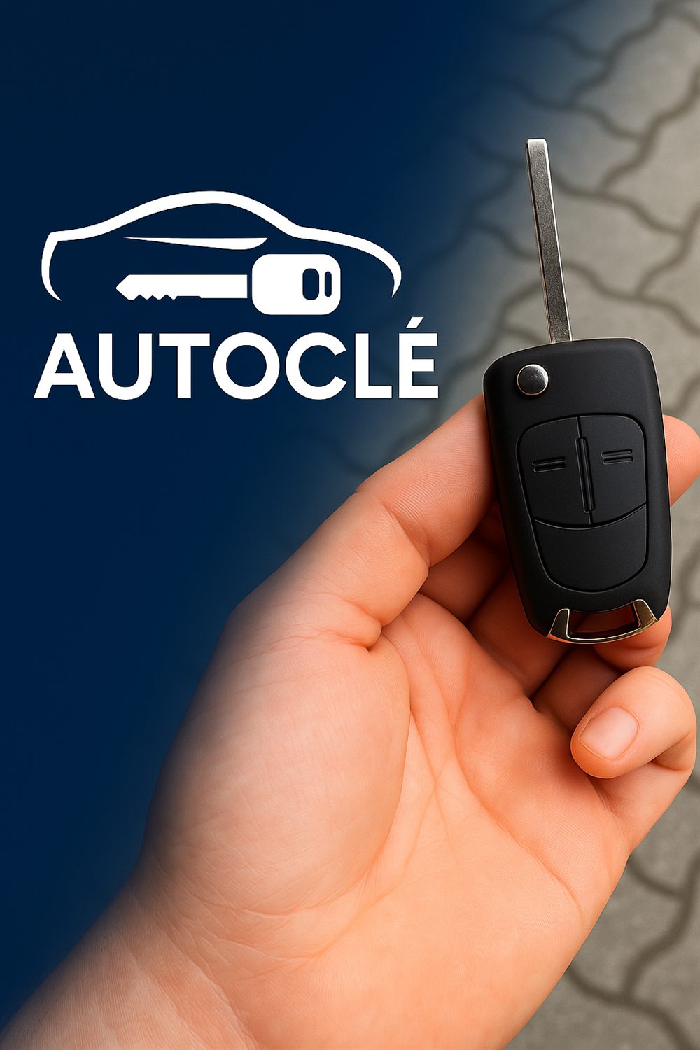 Visuel Autoclé avec clé automobile
